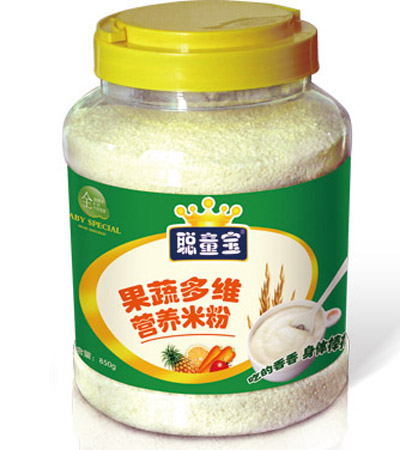 聰童寶果蔬多維營養(yǎng)米粉850克