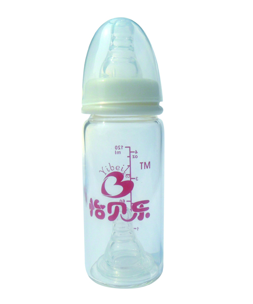 怡貝樂120ml標(biāo)徑晶玻璃奶瓶