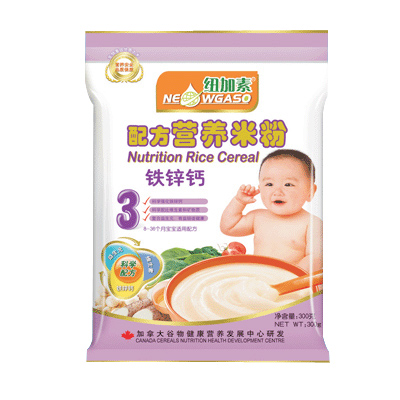 紐加素3段鐵鋅鈣營養(yǎng)米粉袋裝