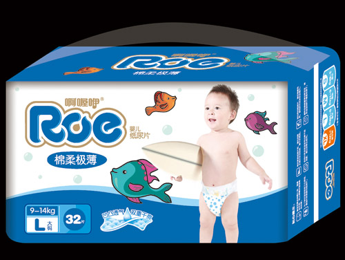 ROE棉柔極薄尿片L