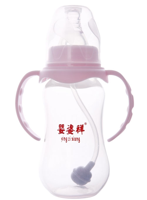 嬰姿祥標口雙耳自動圓弧奶瓶180ML