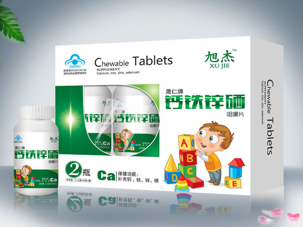 旭杰鈣鐵鋅硒咀嚼片-兒童型