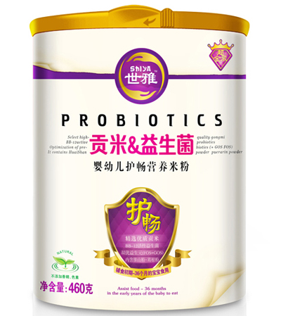 世雅貢米益生菌嬰幼兒護(hù)暢營養(yǎng)米粉