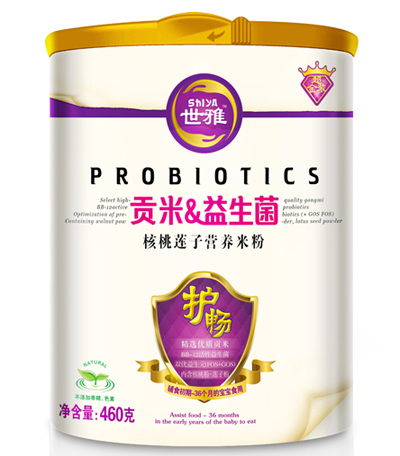 世雅貢米益生菌核桃蓮子營(yíng)養(yǎng)米粉