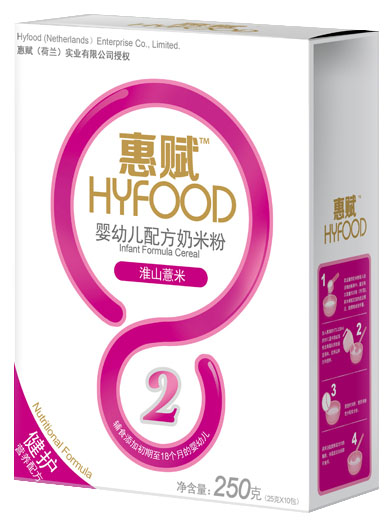 惠賦淮山薏米嬰幼兒配方奶米粉盒裝