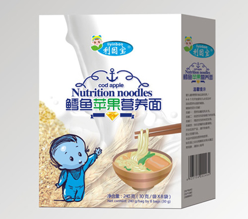 利因寶鱈魚蘋果營養(yǎng)面盒裝
