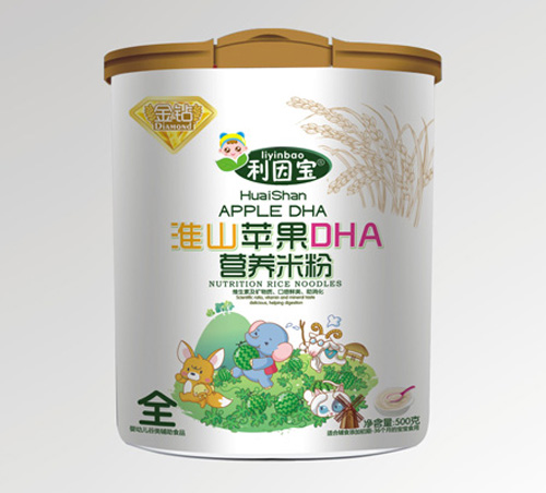 利因?qū)毣瓷教O果DHA營(yíng)養(yǎng)米粉