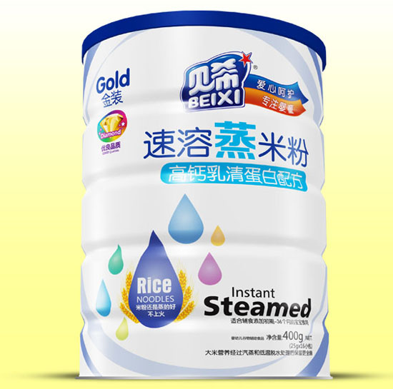 貝希高鈣乳清蛋白速溶蒸米粉鐵聽