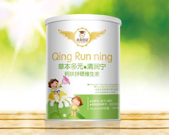 點(diǎn)點(diǎn)日記鈣鐵鋅硒維生素清潤寧