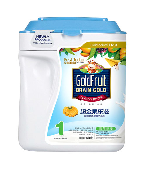 貝斯特爾香蕉燕麥1段果樂滋