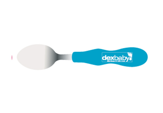 Dexbaby 不銹鋼餐勺大號(hào)藍(lán)色