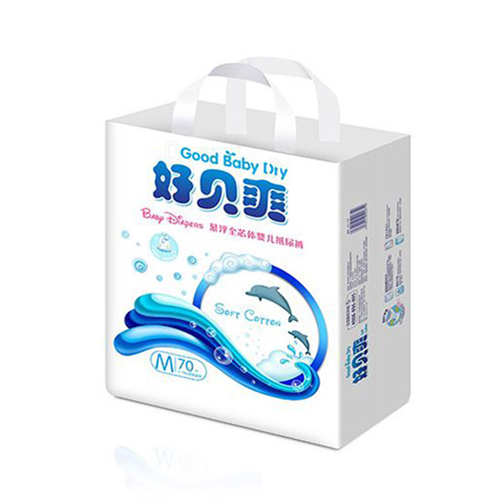 好貝爽懸浮全芯體嬰兒紙尿褲M(mǎn)碼70片