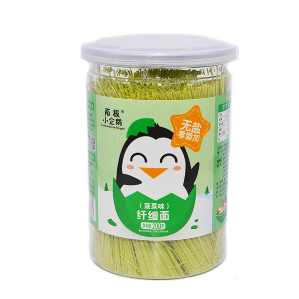 南極小企鵝無鹽纖細(xì)面菠菜味