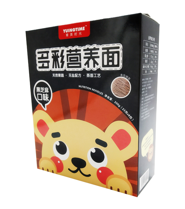 育英時光多彩營養(yǎng)面 黑芝麻口味