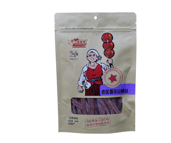 往日情老區(qū)雪花山楂絲 芝麻風(fēng)味