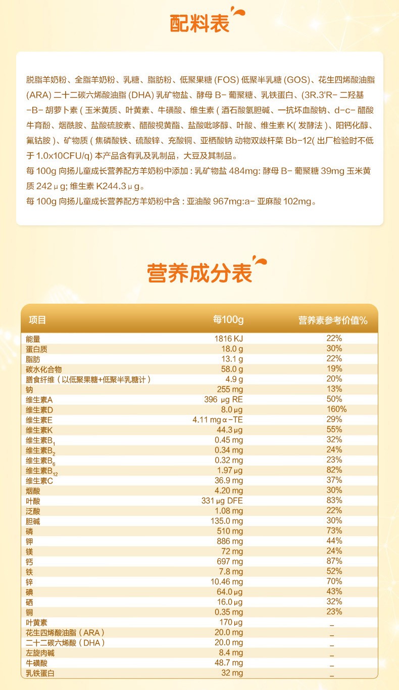進(jìn)口佳貝艾特兒童學(xué)生成長配方羊奶粉向揚(yáng)4段3-12歲以上700g7.jpg
