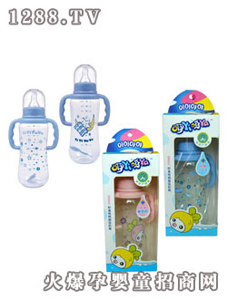 咿咿呀呀標準有柄圓弧奶瓶300ml