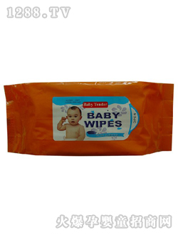 安柔紅色包裝嬰兒濕巾