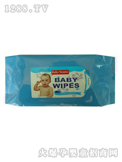 安柔藍(lán)色包裝嬰兒濕巾