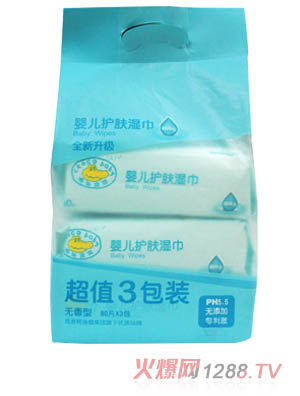 鱷魚(yú)寶寶嬰兒護(hù)膚濕巾