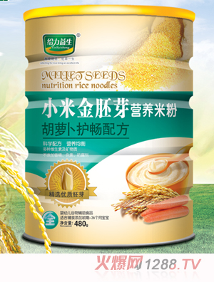 給力益生小米金胚芽米粉（胡蘿卜護(hù)暢鐵桶）