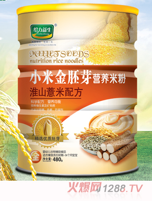 給力益生小米金胚芽米粉（淮山薏米鐵桶）