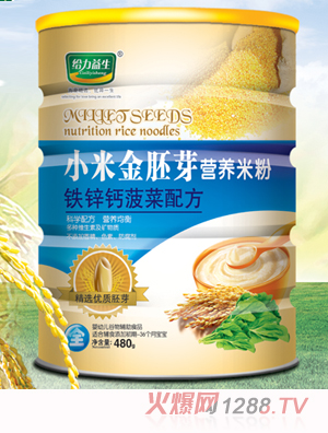 給力益生小米金胚芽米粉（鐵鋅鈣菠菜鐵桶）