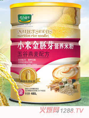 給力益生小米金胚芽米粉（五谷燕麥鐵桶）