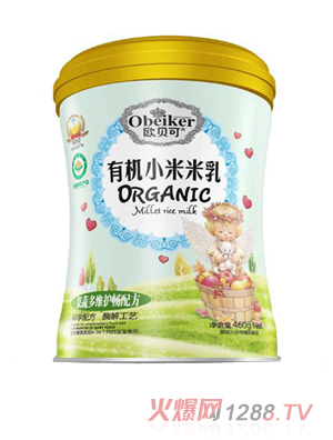 歐貝可有機小米米乳-果蔬多維護(hù)暢配方桶裝