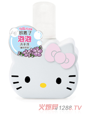 Hello Kitty初酷銀離子泡泡洗手液（植物萃?。?00ml